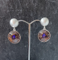 Preview: Boulder-Opal Ohrstecker 925 Silber
